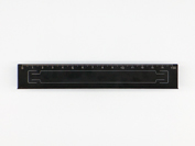 スリットルーラーアルミ１５ｃｍブラックＤＭ究極の定規・ずれない定規・滑らない定規・Non-slip ruler